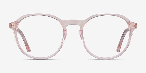 Halcyon Clear Pink Acetate Eyeglass Frames
