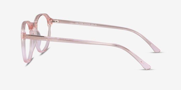 Halcyon Clear Pink Acetate Eyeglass Frames from EyeBuyDirect