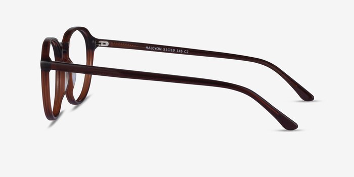Halcyon Dark Brown Acetate Eyeglass Frames from EyeBuyDirect