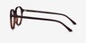 Halcyon Dark Brown AcetateEyeglass Frames from EyeBuyDirect, Side View