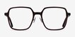 Modern Dark Brown AcetateEyeglass Frames from EyeBuyDirect, Front View