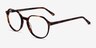 Ebullience Tortoise AcetateEyeglass Frames from EyeBuyDirect, Angle View