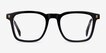Murmur Black Alternative MaterialsEyeglass Frames from EyeBuyDirect, Front View