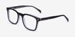 Murmur Black Alternative MaterialsEyeglass Frames from EyeBuyDirect, Angle View