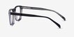 Murmur Black Alternative MaterialsEyeglass Frames from EyeBuyDirect, Side View