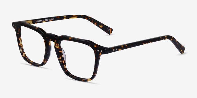 Flump Tortoise AcetateEyeglass Frames from EyeBuyDirect, Angle View