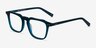 Flump Teal AcetateEyeglass Frames from EyeBuyDirect, Angle View