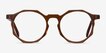 Primula Clear Brown AcetateEyeglass Frames from EyeBuyDirect, Front View