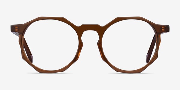 Primula Clear Brown Acétate Montures de lunettes de vue