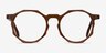 Primula Clear Brown AcetateEyeglass Frames from EyeBuyDirect, Front View