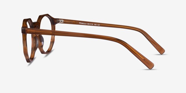 Primula Clear Brown AcetateEyeglass Frames from EyeBuyDirect, Side View