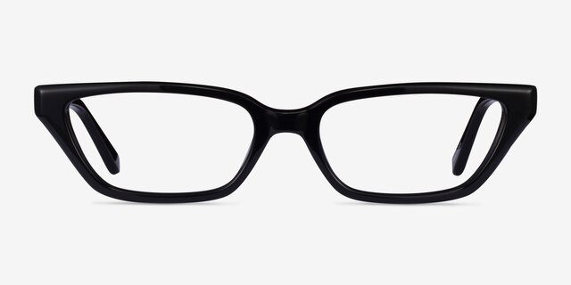 Orchestra Black AcetateEyeglass Frames from EyeBuyDirect, Front View