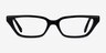 Orchestra Black AcetateEyeglass Frames from EyeBuyDirect, Front View