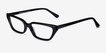 Orchestra Black AcetateEyeglass Frames from EyeBuyDirect, Angle View