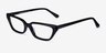 Orchestra Black AcetateEyeglass Frames from EyeBuyDirect, Angle View