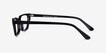 Orchestra Black AcetateEyeglass Frames from EyeBuyDirect, Side View