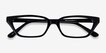 Orchestra Black AcetateEyeglass Frames from EyeBuyDirect, Closed View