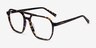 Stereo Tortoise AcetateEyeglass Frames from EyeBuyDirect, Angle View