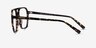 Stereo Tortoise AcetateEyeglass Frames from EyeBuyDirect, Side View
