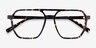 Stereo Tortoise AcetateEyeglass Frames from EyeBuyDirect, Closed View