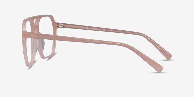 Stereo Nude AcetateEyeglass Frames from EyeBuyDirect, Side View