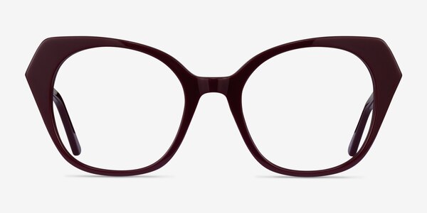 Noma Burgundy Acétate Montures de lunettes de vue