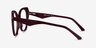 Noma Burgundy AcetateEyeglass Frames from EyeBuyDirect, Side View
