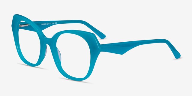 Noma Aqua AcetateEyeglass Frames from EyeBuyDirect, Angle View