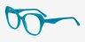 Noma Aqua AcetateEyeglass Frames from EyeBuyDirect, Angle View