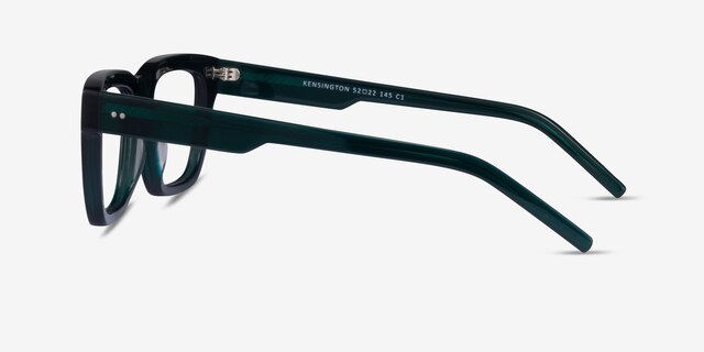 Kensington Teal AcetateEyeglass Frames from EyeBuyDirect, Side View