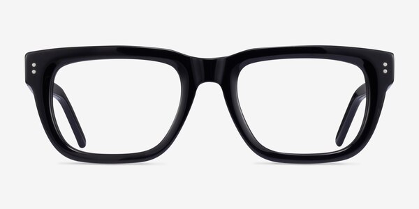 Kensington Noir Acétate Montures de lunettes de vue
