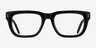 Kensington Black AcetateEyeglass Frames from EyeBuyDirect, Front View