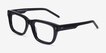 Kensington Black AcetateEyeglass Frames from EyeBuyDirect, Angle View