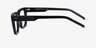 Kensington Black AcetateEyeglass Frames from EyeBuyDirect, Side View