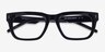 Kensington Black AcetateEyeglass Frames from EyeBuyDirect, Closed View