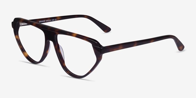 Grimsby Tortoise AcetateEyeglass Frames from EyeBuyDirect, Angle View