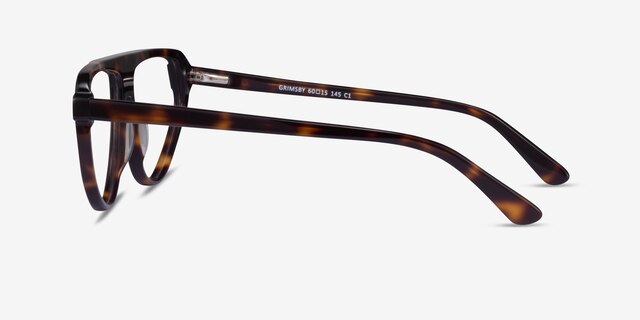 Grimsby Tortoise AcetateEyeglass Frames from EyeBuyDirect, Side View