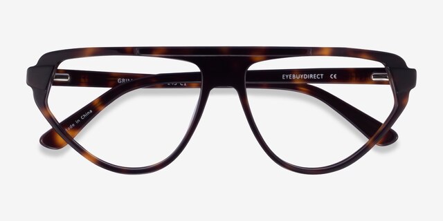 Grimsby Tortoise AcetateEyeglass Frames from EyeBuyDirect, Closed View
