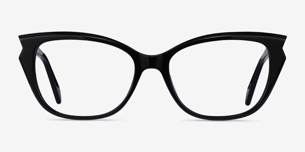 Maple Black Acetate Eyeglass Frames