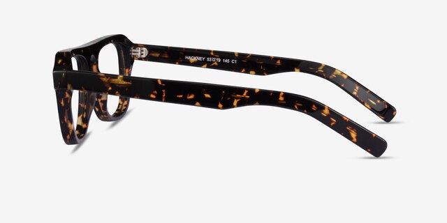 Hackney Tortoise AcetateEyeglass Frames from EyeBuyDirect, Side View
