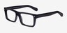 Sheldon Drak Gray AcetateEyeglass Frames from EyeBuyDirect, Angle View