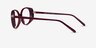 Surrey Burgundy AcetateEyeglass Frames from EyeBuyDirect, Side View