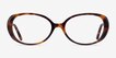 Surrey Tortoise AcetateEyeglass Frames from EyeBuyDirect, Front View