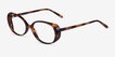 Surrey Tortoise AcetateEyeglass Frames from EyeBuyDirect, Angle View