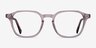 Hopkins Clear Pink Floral AcetateEyeglass Frames from EyeBuyDirect, Front View