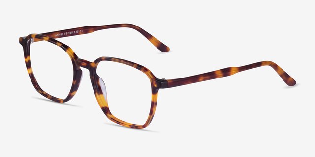 Ashby Tortoise AcetateEyeglass Frames from EyeBuyDirect, Angle View