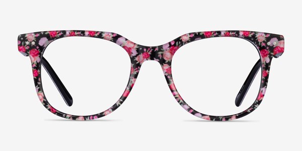 Topic Fleuries Acétate Montures de lunettes de vue