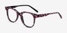 Topic Fleuries AcétateMontures de lunettes de vue d'EyeBuyDirect, Vue d'Angle