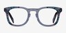 Austral Cear Blue Floral AcétateMontures de lunettes de vue d'EyeBuyDirect, Vue de Face