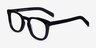 Austral Black AcetateEyeglass Frames from EyeBuyDirect, Angle View